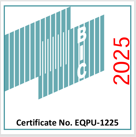 EQPU cargo containers are certified with ISO Standard 6346.